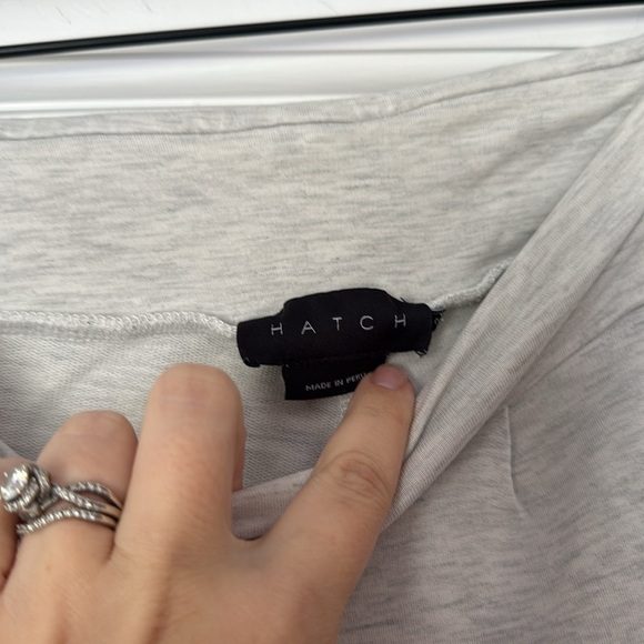 Hatch Maternity The Indoor Outdoor Joggers Oat Melange Pants size 2 - Picture 5 of 6